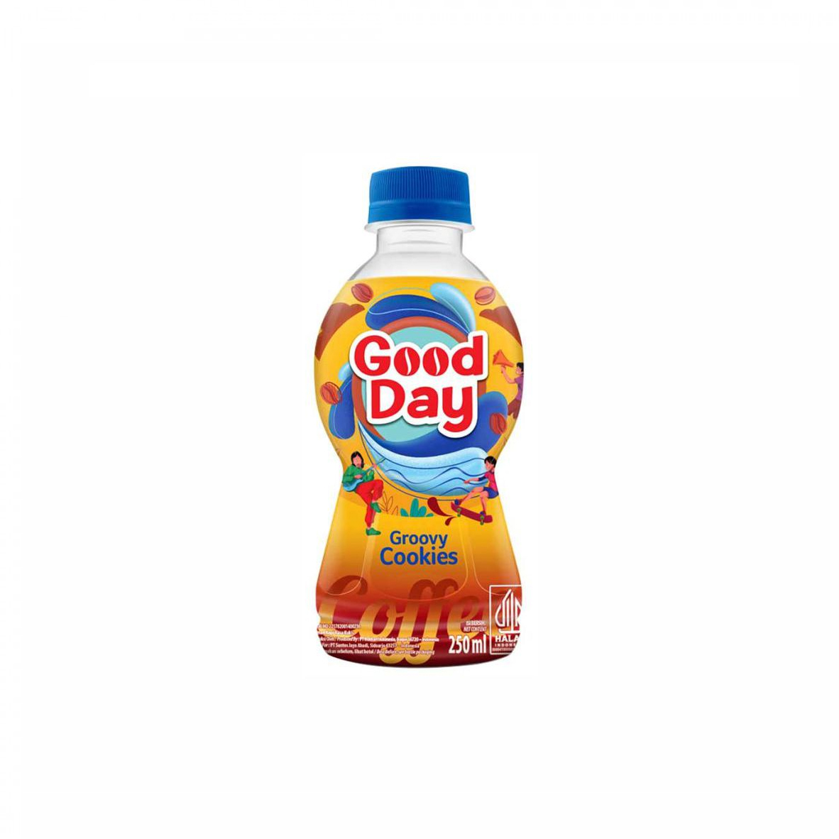 GOOD DAY Coffee Drink Groovy Cookies Botol 250 ML